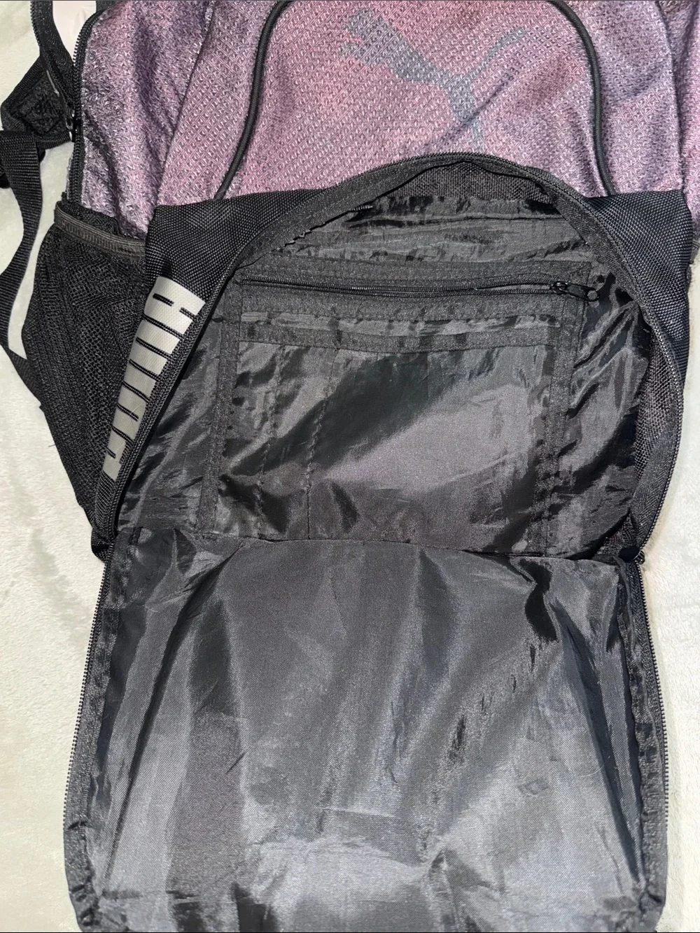 Puma Purple and Black Casual Backpack